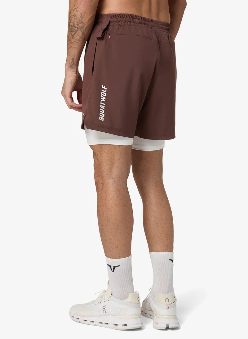 SQUATWOLF Foundation 2-In-1 5" Shorts